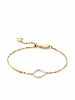 Women Monica Vinader Riva Diamond Kite Chain Bracelet