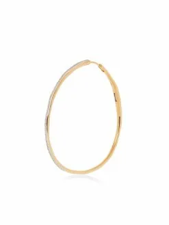 Women Monica Vinader Riva Cocktail Diamond Hoop Earrings -Earrings Outlet Shop 17263503 35375713 1000