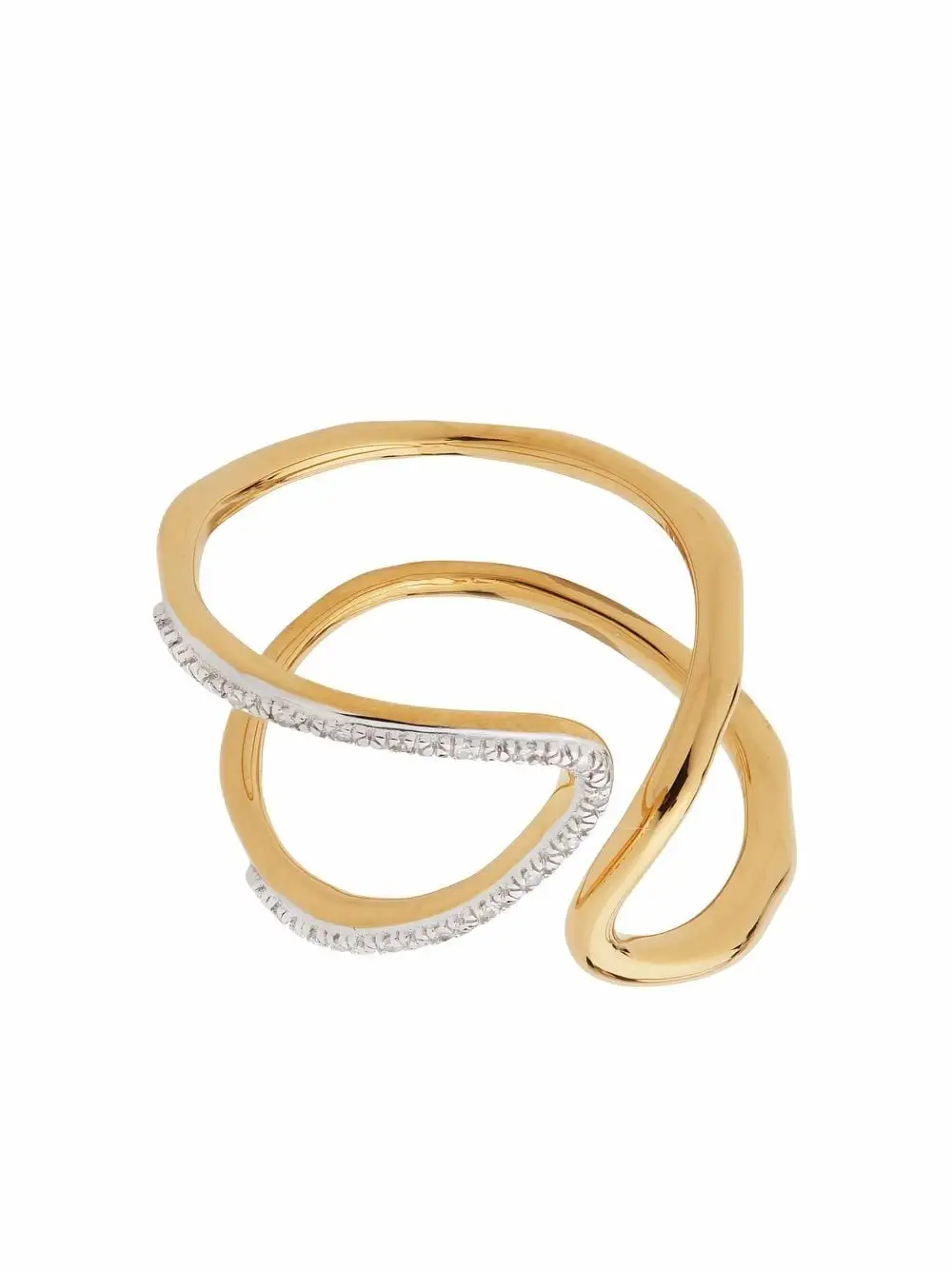 Women Monica Vinader Riva Asymmetric-design Ring 3 Women Monica Vinader Riva Asymmetric-design Ring