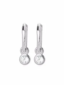 Women Monica Vinader Mini Gem Huggie Earrings