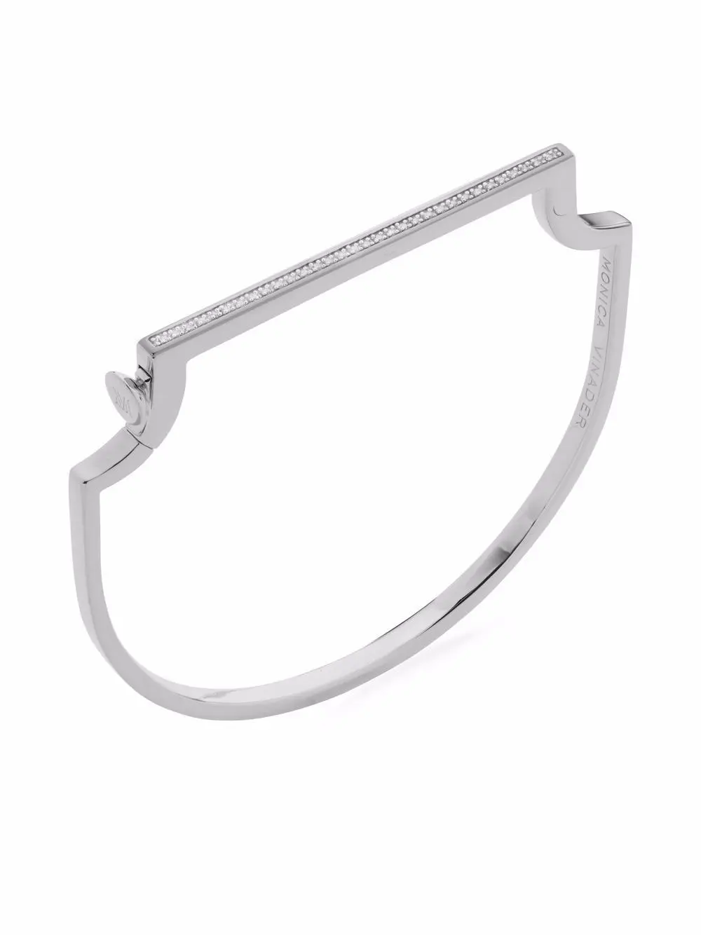 Women Monica Vinader Signature Skinny Diamond Bangle 4 Women Monica Vinader Signature Skinny Diamond Bangle - Image 2