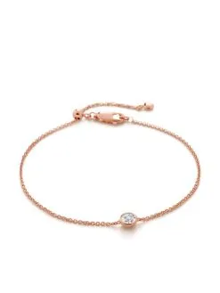 Women Monica Vinader Diamond Essential Bracelet