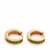 Women Monica Vinader Skinny-gemstone-huggie Earrings
