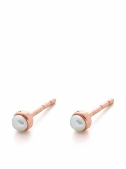 Women Monica Vinader Mini Pearl Stud Earrings