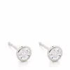 Women Monica Vinader Diamond-stud Earrings -Earrings Outlet Shop 17930342 38368159 1000