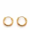 Women Monica Vinader Siren-muse Huggie Earrings -Earrings Outlet Shop 17930349 38386391 1000