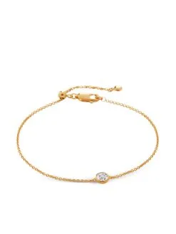 Women Monica Vinader 18kt Gold Vermeil Siren Fine-chain Bracelet