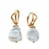 Women Monica Vinader Keshi Pearl Hoop Earrings -Earrings Outlet Shop 17930382 38324426 1000