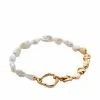Women Monica Vinader X Mother Of Pearl Keshi Pearl Bracelet -Earrings Outlet Shop 17930387 38277270 1000