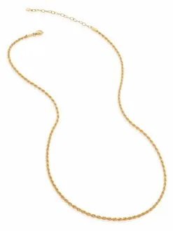 Women Monica Vinader Rope Chain Necklace