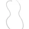 Women Monica Vinader Flat Curb Sterling Silver Chain
