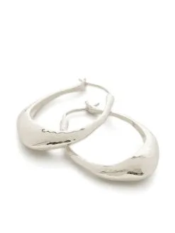 Women Monica Vinader Deia Medium Hoop Earrings
