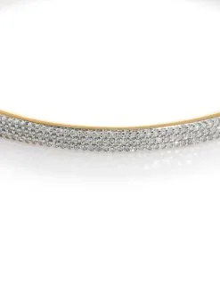 Women Monica Vinader Essential Diamond Pave Bangle -Earrings Outlet Shop 18331286 39203332 1000