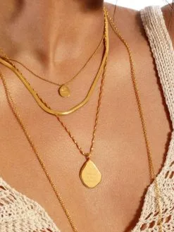 Women Monica Vinader Siren Teardrop Pendant Charm -Earrings Outlet Shop 18331288 39202506 1000