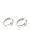 Women Monica Vinader Siren Diamond Small Hoop Earrings
