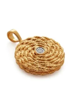 Women Monica Vinader Corda Diamond Locket