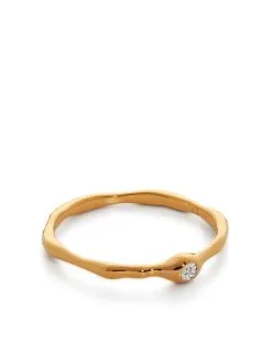 Women Monica Vinader Siren Mini Diamond Ring