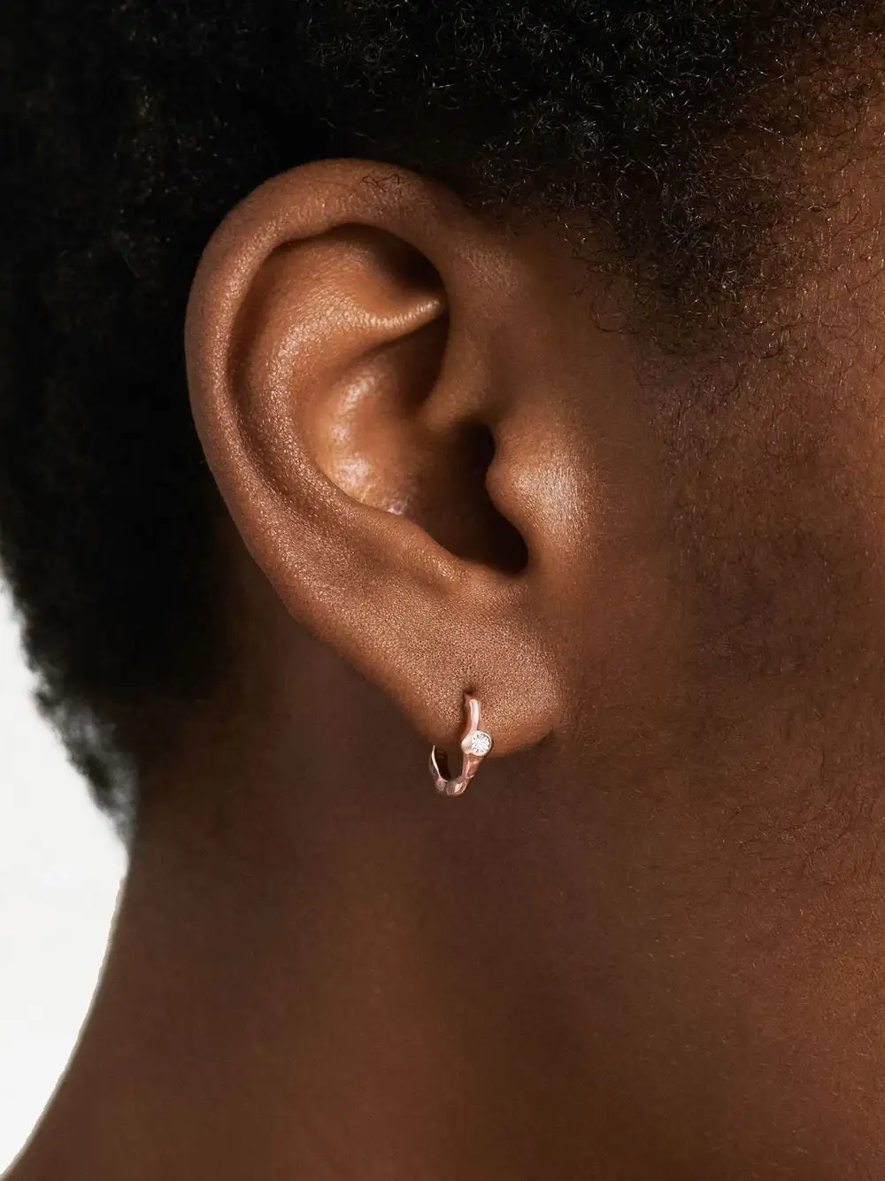 Women Monica Vinader Siren Diamond Huggie Earrings 4 Women Monica Vinader Siren Diamond Huggie Earrings - Image 2