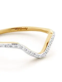 Women Monica Vinader Riva Diamong Stacking Ring -Earrings Outlet Shop 18838100 41240939 1000