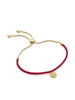 Women Monica Vinader Logo-plaque Friendship Bracelet