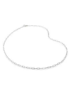 Women Monica Vinader Recycled Sterling-silver Paperclip-chain Necklace