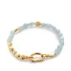 Women Monica Vinader Rio Aquamarine Beaded Gemstone Bracelet