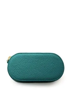 Women Monica Vinader Oval Pebbled-leather Jewellery Box