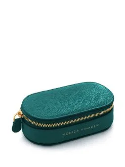 Women Monica Vinader Oval Pebbled-leather Jewellery Box -Earrings Outlet Shop 19486850 44789840 1000