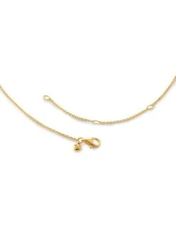Women Monica Vinader Gold Vermeil Heart-pendant Necklace -Earrings Outlet Shop 19486884 44787744 1000