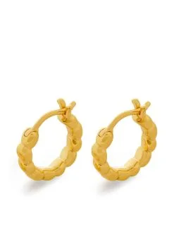 Women Monica Vinader Corda Huggie Earrings