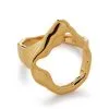 Women Monica Vinader Lagoon Gold Vermeil Ring -Earrings Outlet Shop 19486923 44641907 1000