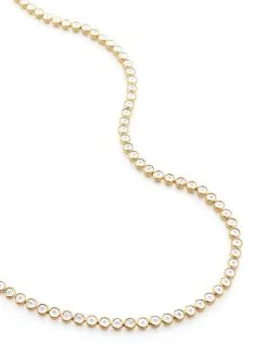 Women Monica Vinader Diamond Essentials Tennis Necklace -Earrings Outlet Shop 19487065 44998157 1000