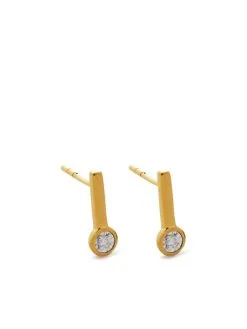 Women Monica Vinader Essential Drop Diamond Earrings