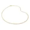 Women Monica Vinader Mini Paperclip Chain Necklace