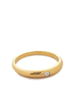 Women Monica Vinader Deia Mini Diamond Band Ring