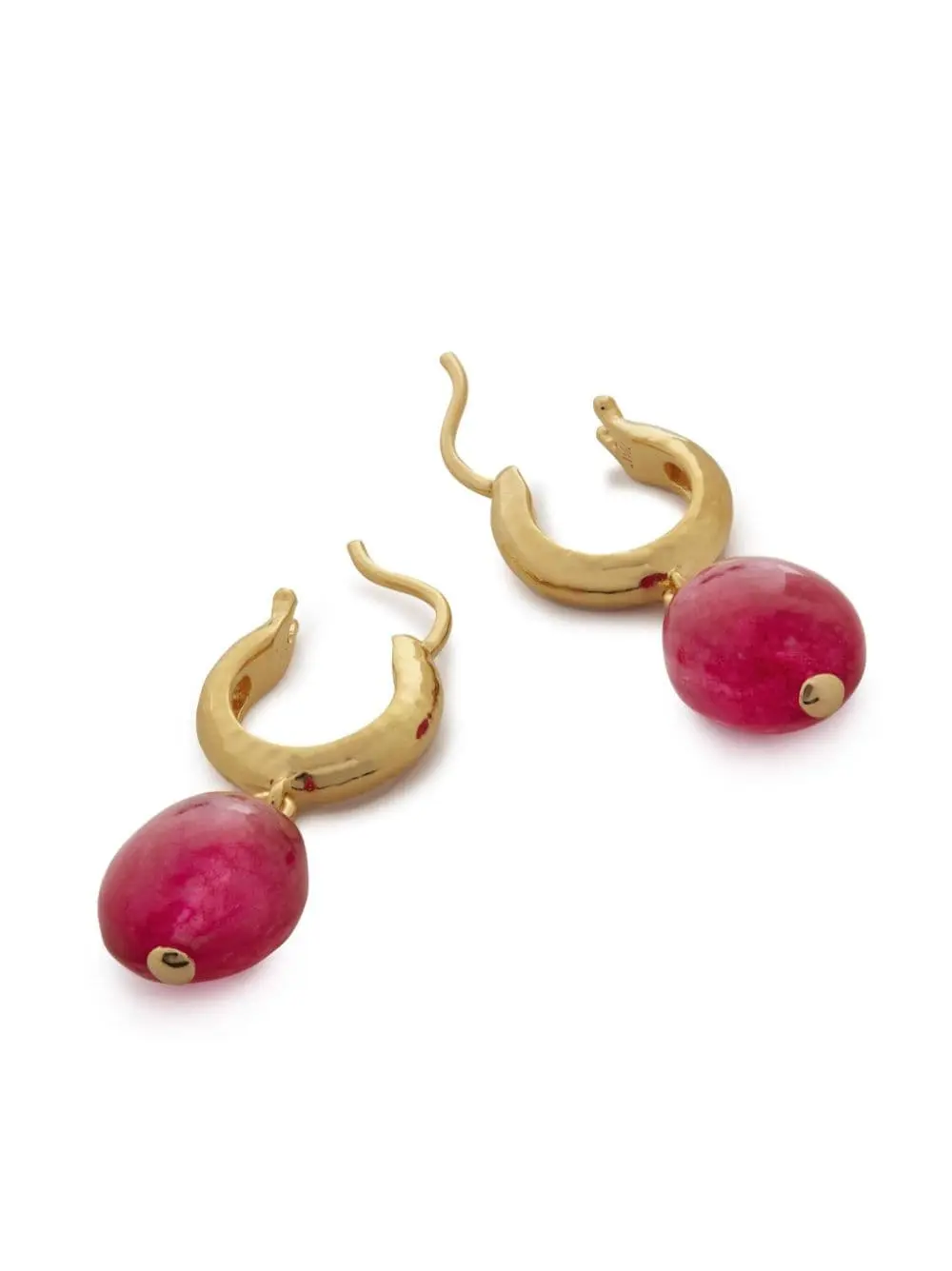 Women Monica Vinader 18kt Gold Vermeil Pink Quartz Earrings 5 Women Monica Vinader 18kt Gold Vermeil Pink Quartz Earrings - Image 3