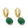 Women Monica Vinader 18kt Gold Vermeil Onyx Pendant Earrings -Earrings Outlet Shop 19487108 44530306 1000