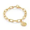 Women Monica Vinader Oval Charm Bracelet -Earrings Outlet Shop 19487109 44974400 1000