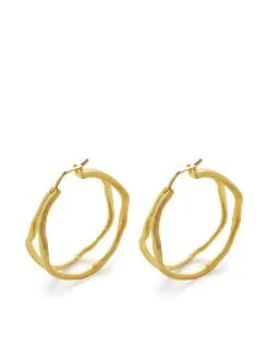 Women Monica Vinader 18kt Recycled Gold Vermeil Hoop Earrings