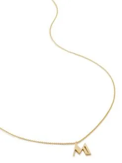 Women Monica Vinader M Adjustable Necklace