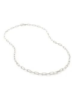 Women Monica Vinader Recycled Sterling-silver Paperclip-chain Necklace -Earrings Outlet Shop 19487124 44525210 1000