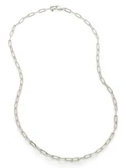 Women Monica Vinader Recycled Sterling-silver Paperclip-chain Necklace