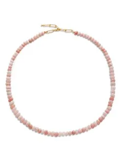 Women Monica Vinader Love Beaded Opal Necklace