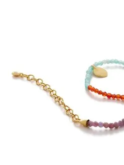 Women Monica Vinader Dahlia Gemstone-detail Bracelet 10 Women Monica Vinader Dahlia Gemstone-detail Bracelet -Earrings Outlet Shop 20041228 45354394 1000