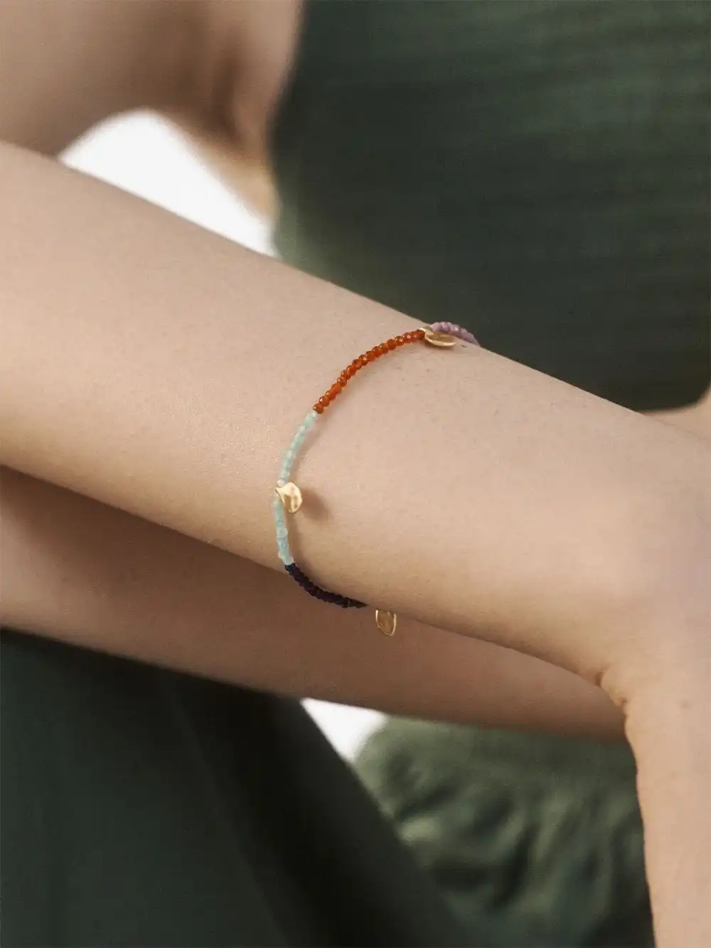 Women Monica Vinader Dahlia Gemstone-detail Bracelet 4 Women Monica Vinader Dahlia Gemstone-detail Bracelet - Image 2