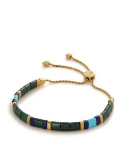 Women Monica Vinader Delphi Malachite Friendship Bracelet