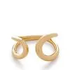 Women Monica Vinader Flow Gold-vermeil Ring