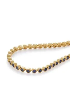 Women Monica Vinader Essential Iolite Tennis Bracelet -Earrings Outlet Shop 20156953 45354444 1000