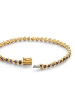 Women Monica Vinader Essential Iolite Tennis Bracelet -Earrings Outlet Shop 20156953 45354446 1000
