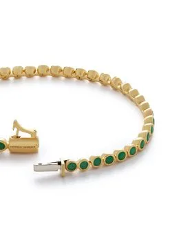 Women Monica Vinader Essential Green-onyx Tennis Bracelet 10 Women Monica Vinader Essential Green-onyx Tennis Bracelet -Earrings Outlet Shop 20157461 45354462 1000